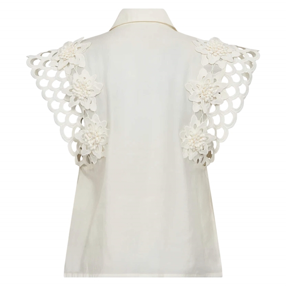 Copenhagen Muse CMMOLLY Blonde Bluse, Jet Stream 